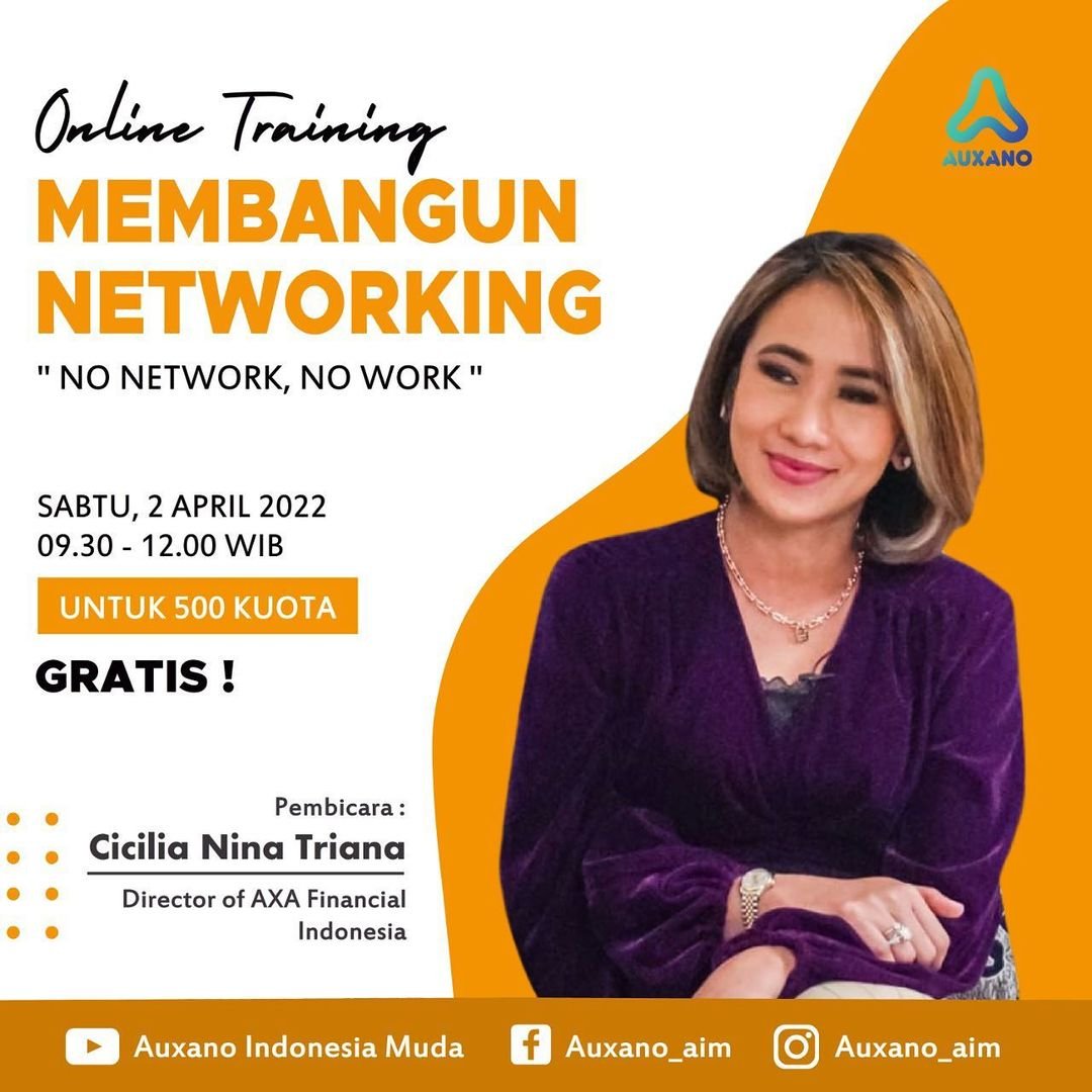 Membangun NETWORKING (No NetWork = NOT WORK)